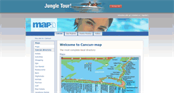 Desktop Screenshot of cancun-map.com
